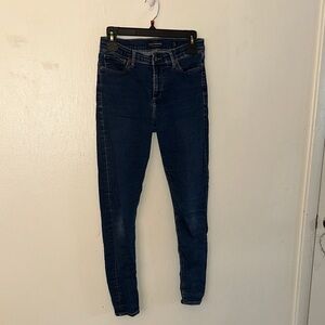 Lucky Brand Women's Dark Blue Skinny Jeans